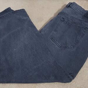 Abercrombie & Fitch Women's Dark Gray Relaxed Jeans